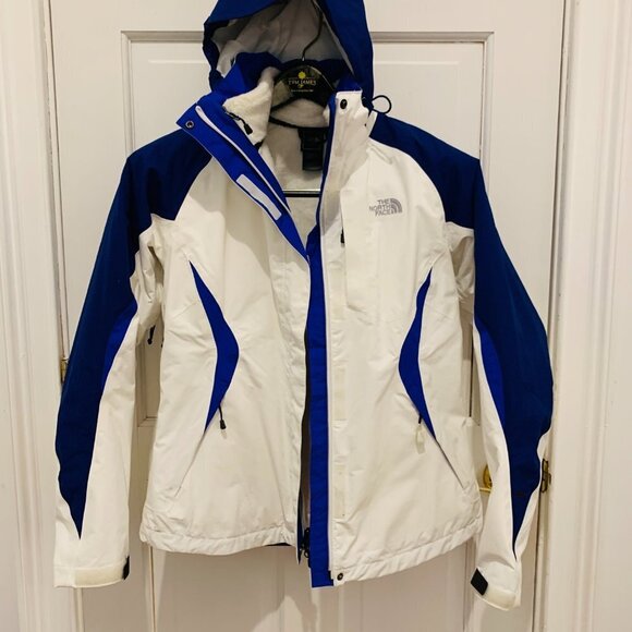 Women's THE NORTH FACE Hyvent Ski Snowboard Jacket 3-in-1with Fleece Jacket - Picture 2 of 16